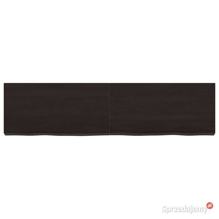 Półka ciemnobrązowa 120x30x26 wykończone drewno mazowieckie Warszawa