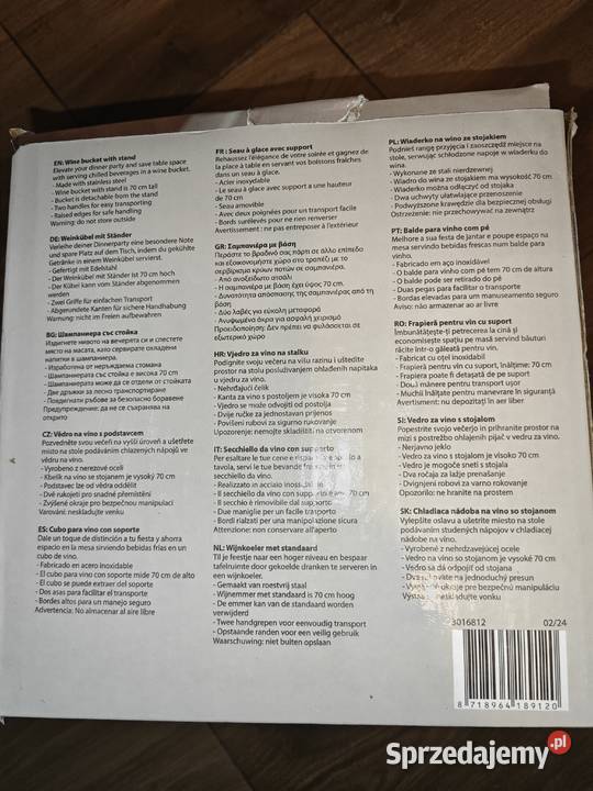 Chłodziarka na napojewino wolnostojące małopolskie