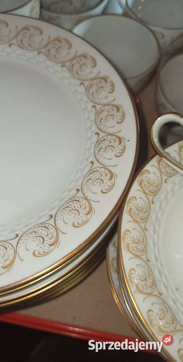 Trio kawowe Hackefors Porslin Sweden
Porcelana