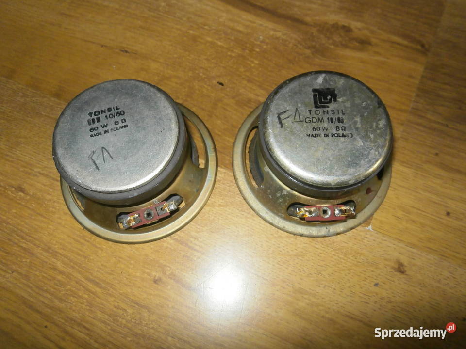 Głośniki GDM 1060 8ohm Tonsil do regeneracji 2 Łódź