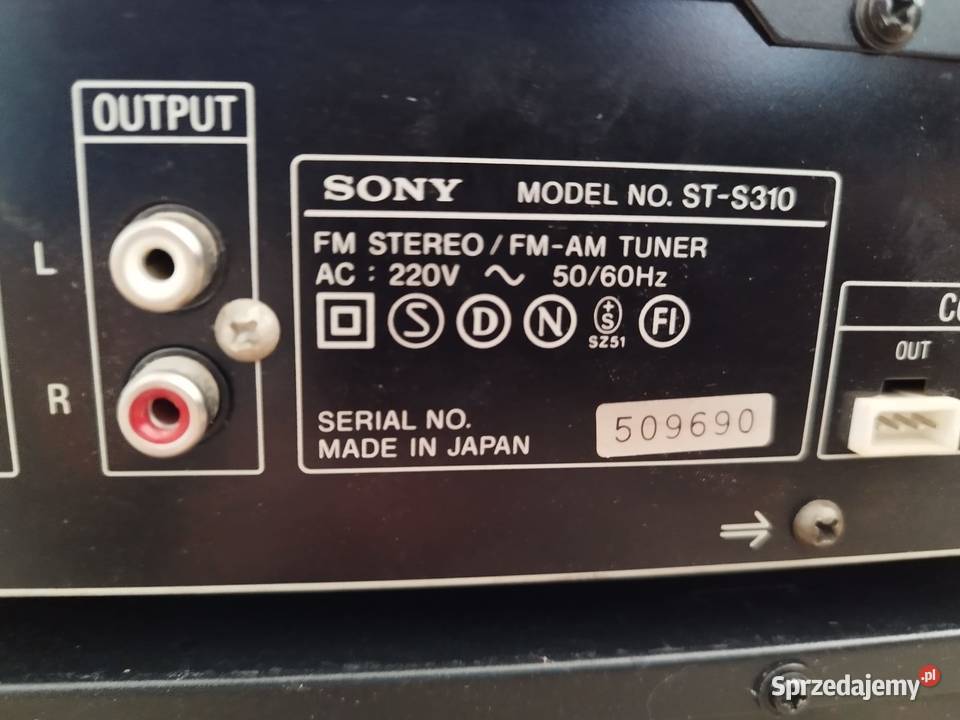 zestaw sony wzmacniacz tuner głośniki Kraków