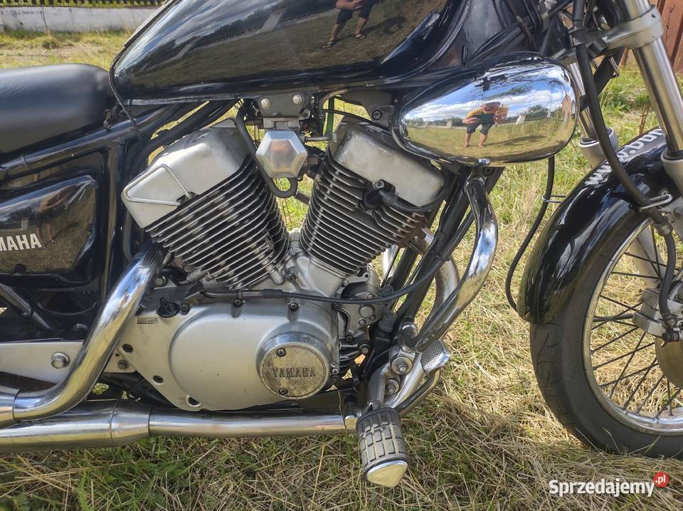 Yamaha virago 1 GR Chopper szyba skorzane sakwy 14377km Wólka Łękawska