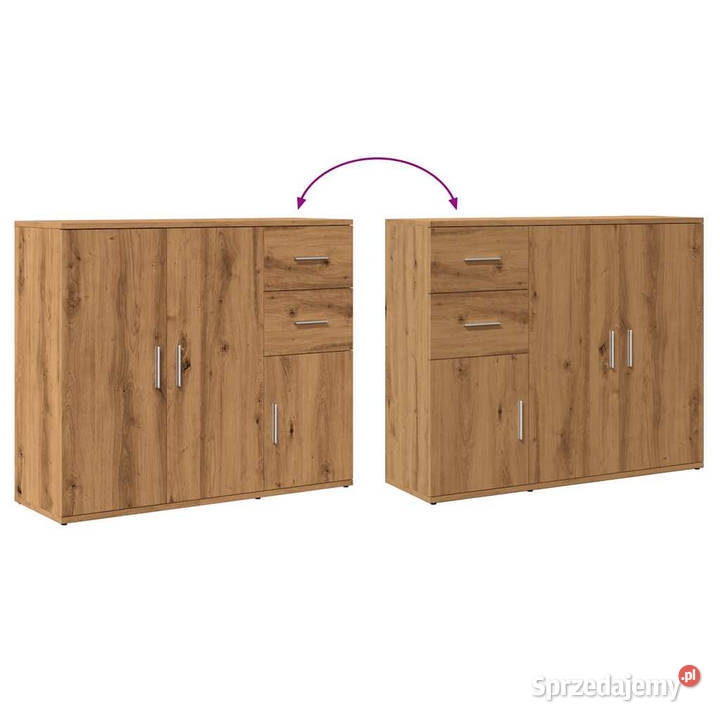 Szafka dąb artisan 91x295x75 materiał Warszawa