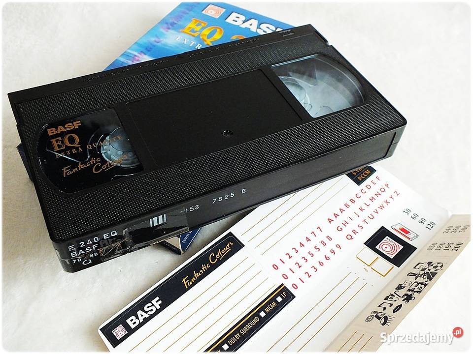 Kaseta VHS BASF 240 minut Nagrana BAJKI Z lubuskie Żary