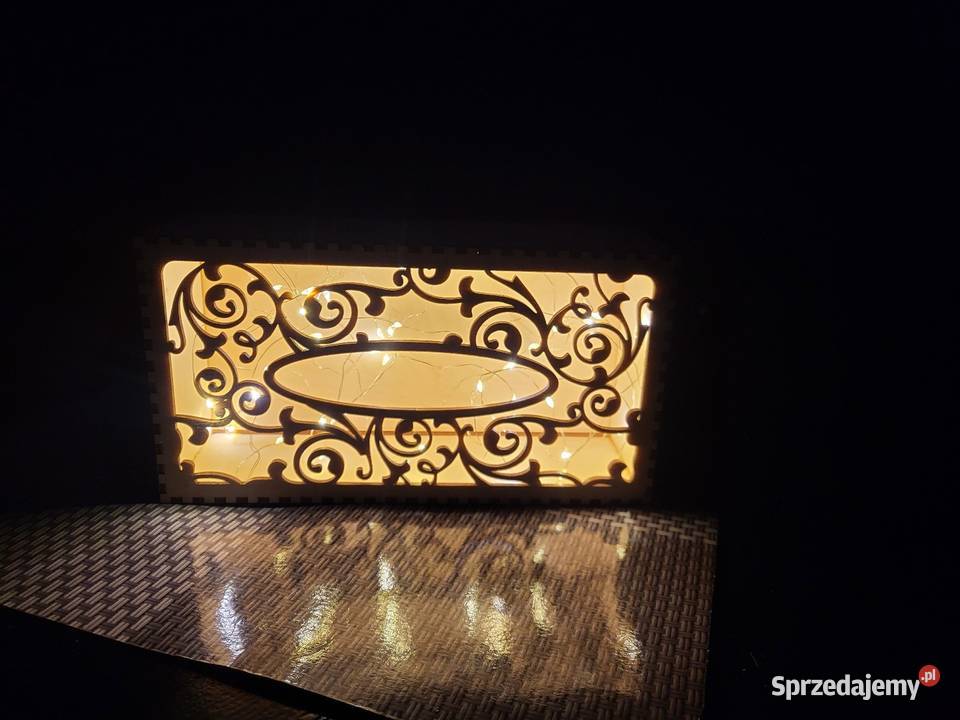 Lampa z naturalnego drewna Boho Loft LED