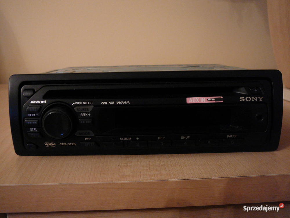 Radio samochodowe SONY CDXGT28 wielkopolskie Kalisz