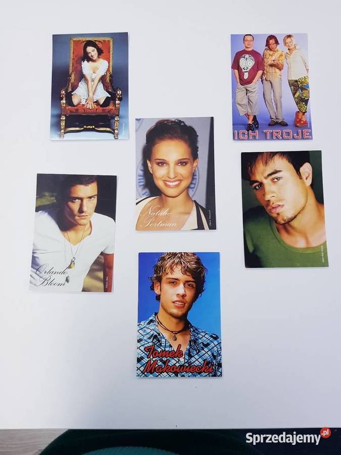 Kolekcjonerskie fotografie gwiazd z lat 90tych