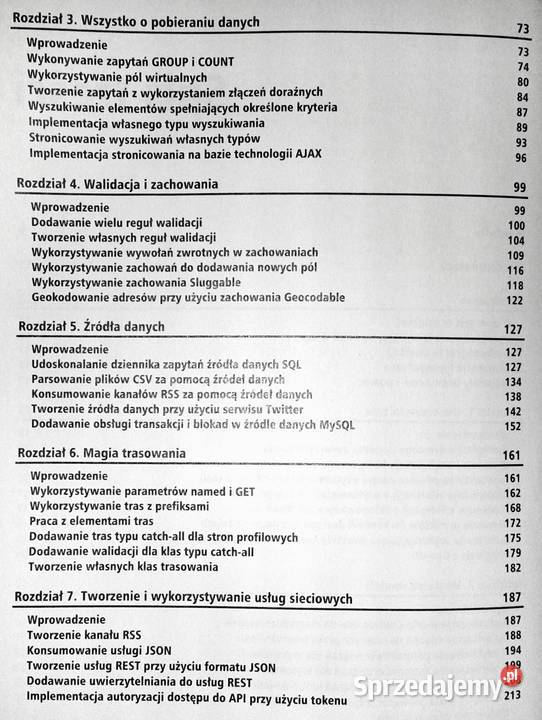 CakePHP 13 Programowanie aplikacji Receptury M miękka Chełm sprzedam