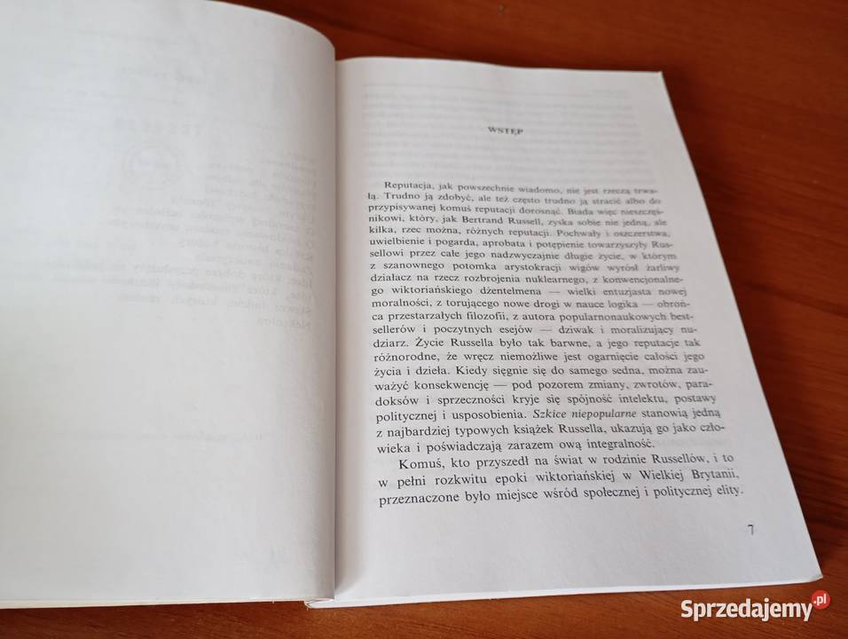 Szkice niepopularne Bertrand Russell pomorskie