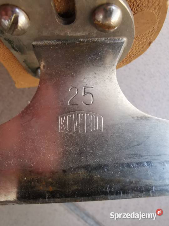 Łyżwy figurówki damskie zadbane ze skóry wielkopolskie