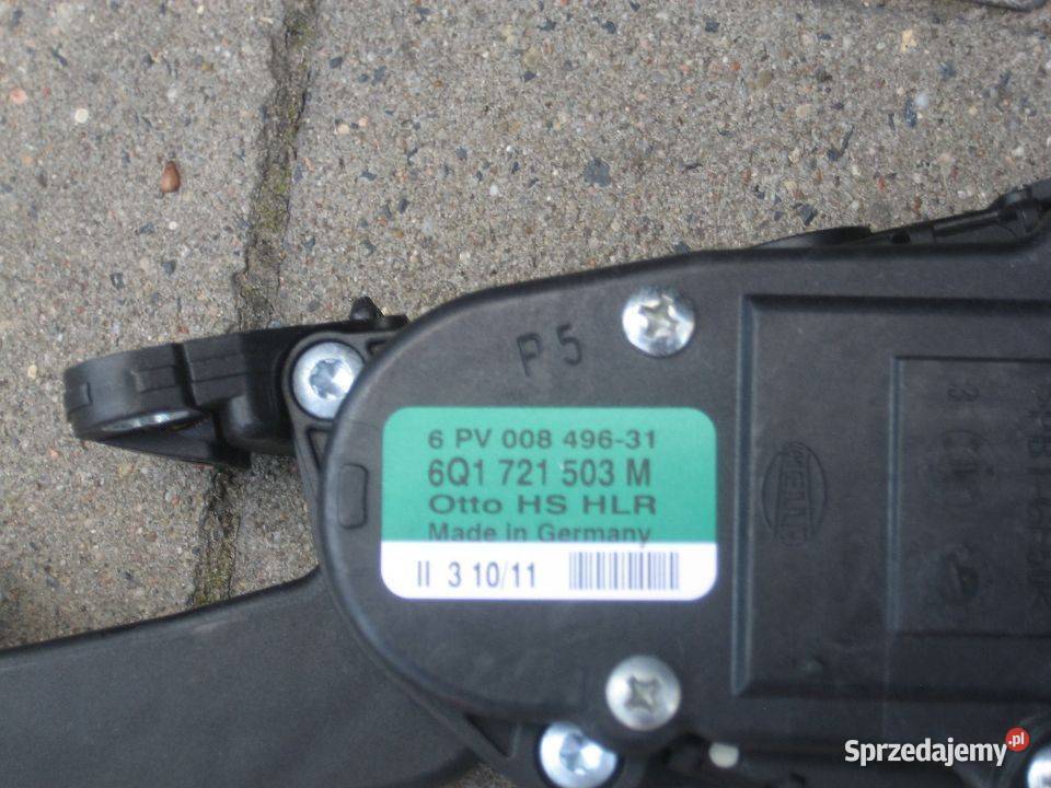 vw polo 6r 14 benzyna 16v potencjometr pedał Rakoniewice sprzedam
