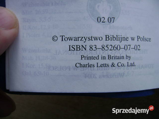 Starocie z PRL Dewocjonalia Nowy Testament z pomorskie