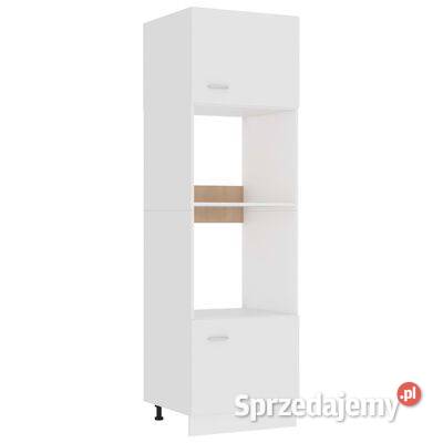 vidaXL Szafka na mikrofalówkę biała 60x57x207 Warszawa