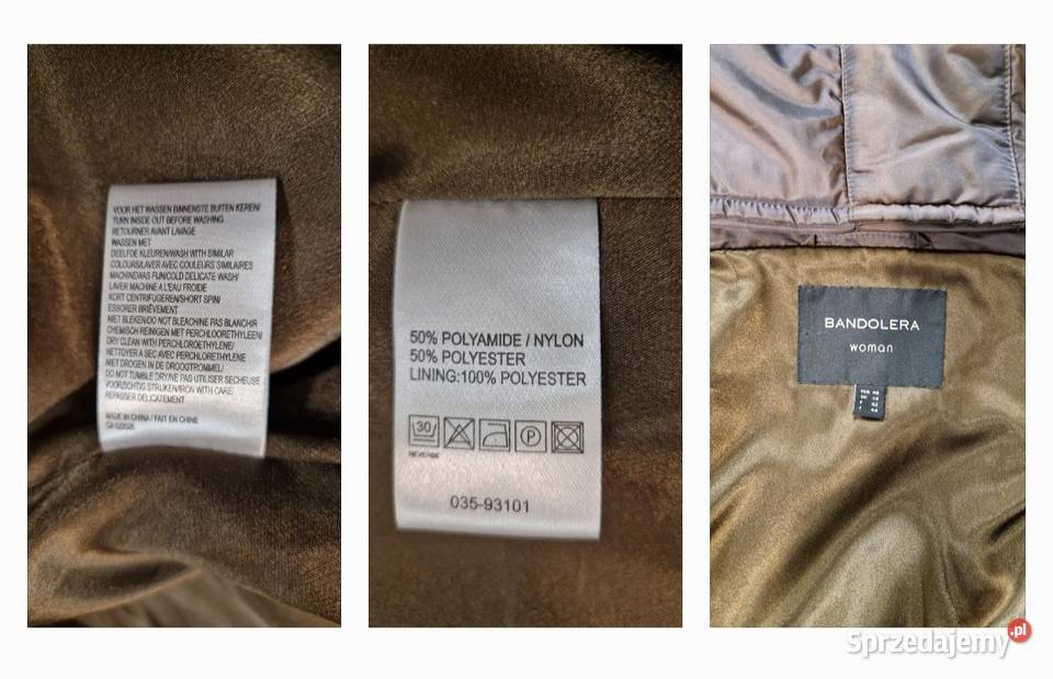 Damski płaszcz zimowy z kapturem Bandolera 42XL lubelskie Lublin