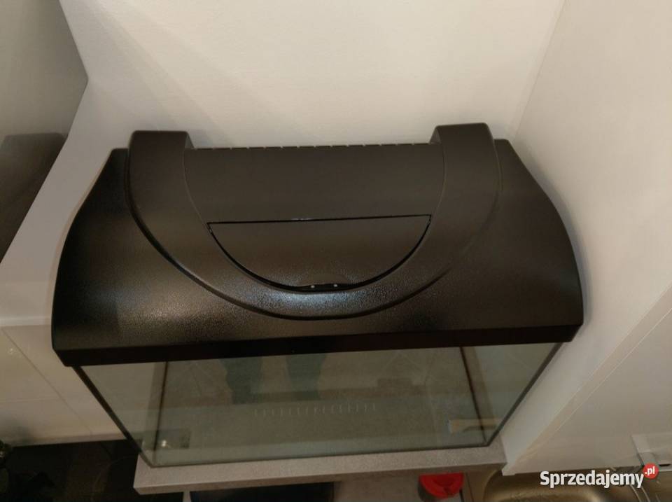 Akwarium terrarium szklane puste z pokrywą Kołobrzeg sprzedam