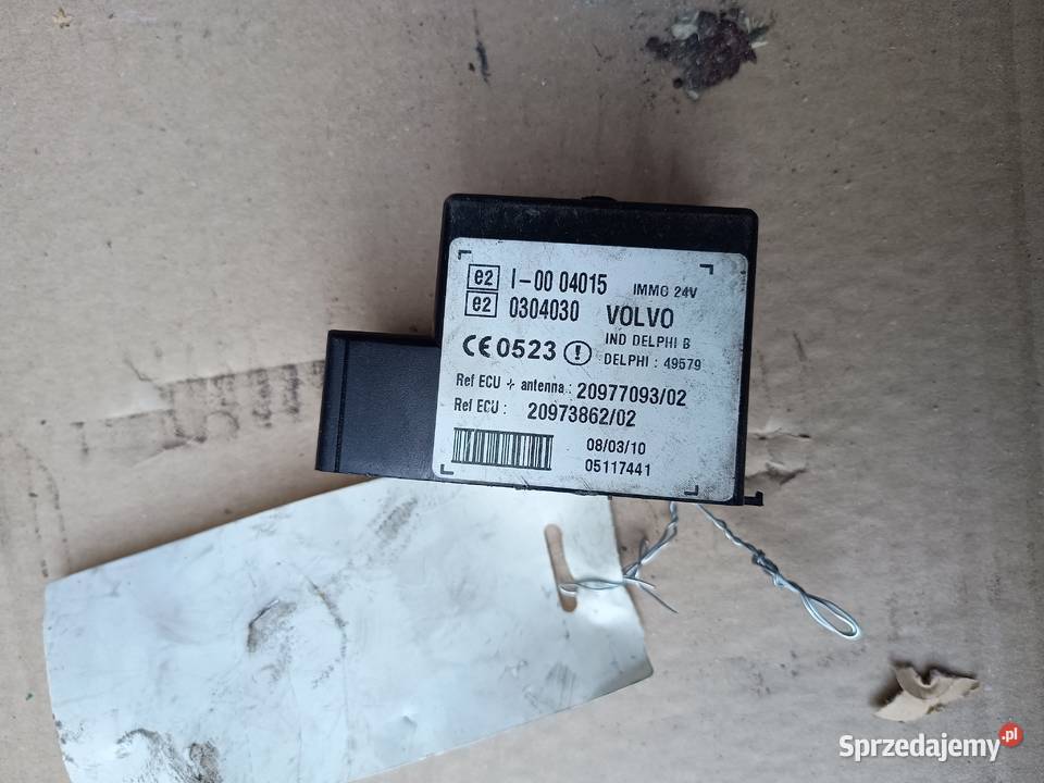 Sterownik immobilizer 20977093 Volvo FE świętokrzyskie Staszów