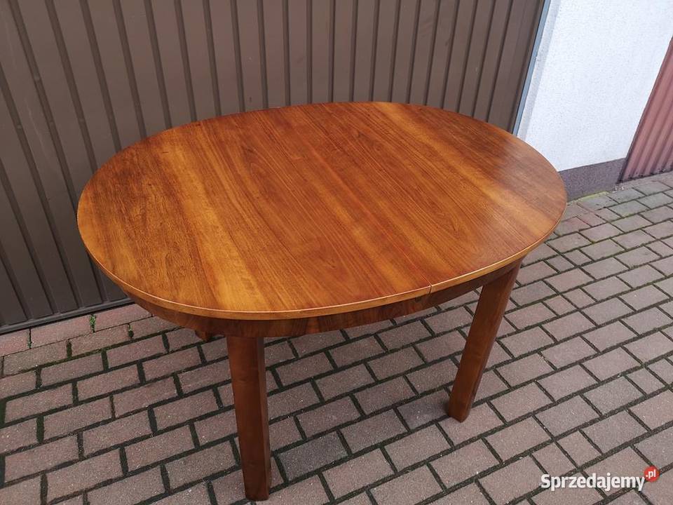 Stół ArtDeco Orzech Zgrabny Stary Antyk Swarzędz