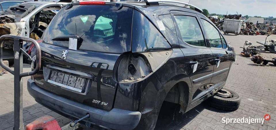 ĆWIARTKA BŁOTNIK PRAWY TYŁ PEUGEOT 207 SW Lipno sprzedam