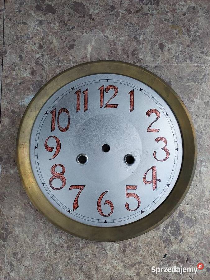 648 Tarcza starego zegara ściennego GB Becker 21 Antyki pomorskie Tczew