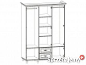 Szafa 3drzwiowa z kolekcji YORK BRW 145cm Dzierżoniów