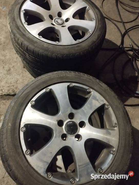 Felgi aluminiowe wv audi seat 17 5 x 112 dwie aluminiowe Pasłęk
