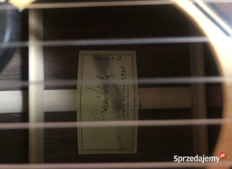 Gitara klasyczna 44 Hanika 59 SF Poznań