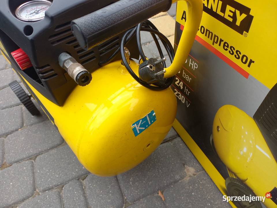 Kompresor bezolejowy STANLEY 8 bar 24 l Parczew sprzedam