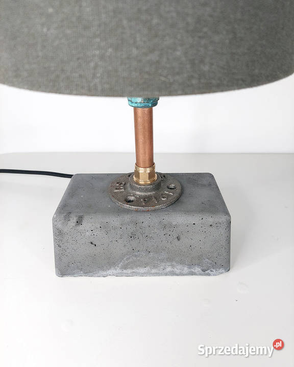 Lampka nocna beton abażur Katowice