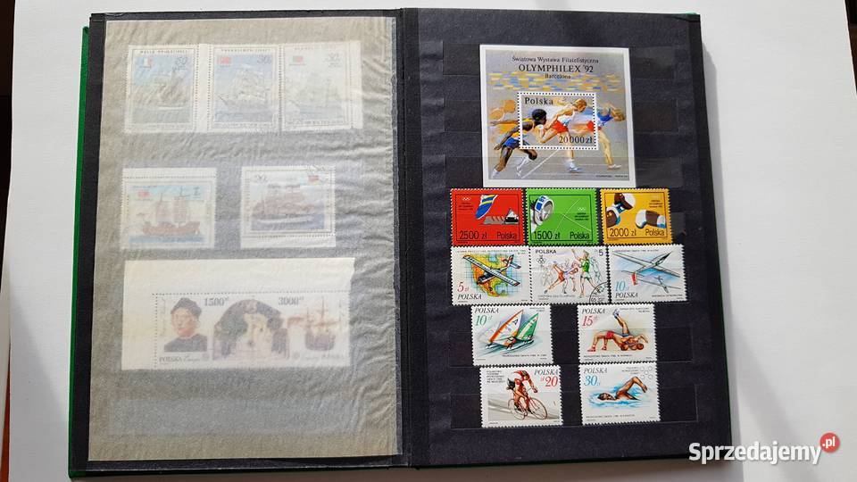 Zestaw 187 znaczków religia sport statki Dąbrowa Górnicza