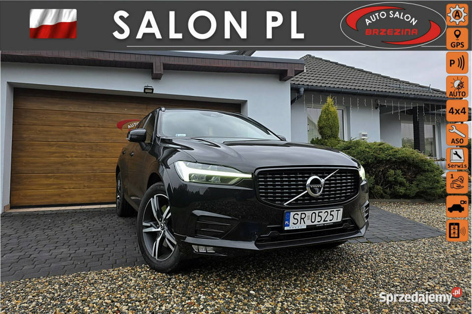 Volvo XC 60 serwis ASO Iwłaściciel II 2017 wspomaganie kierownicy Rydułtowy