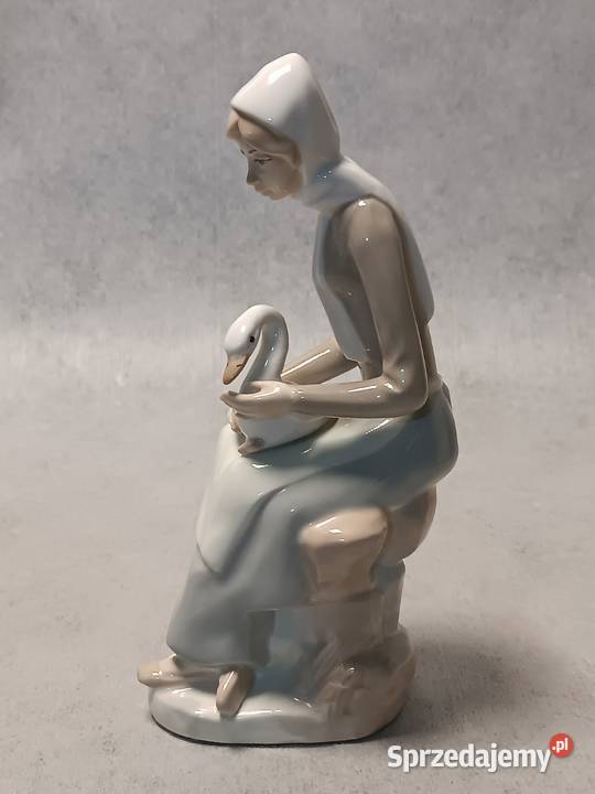 CASADES Porcelanowa Figurka Dziewczynka z gęsią Zakopane