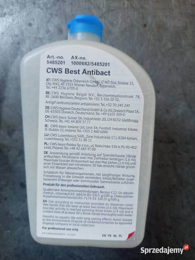 CWS best antibact 500ml śląskie Pszczyna