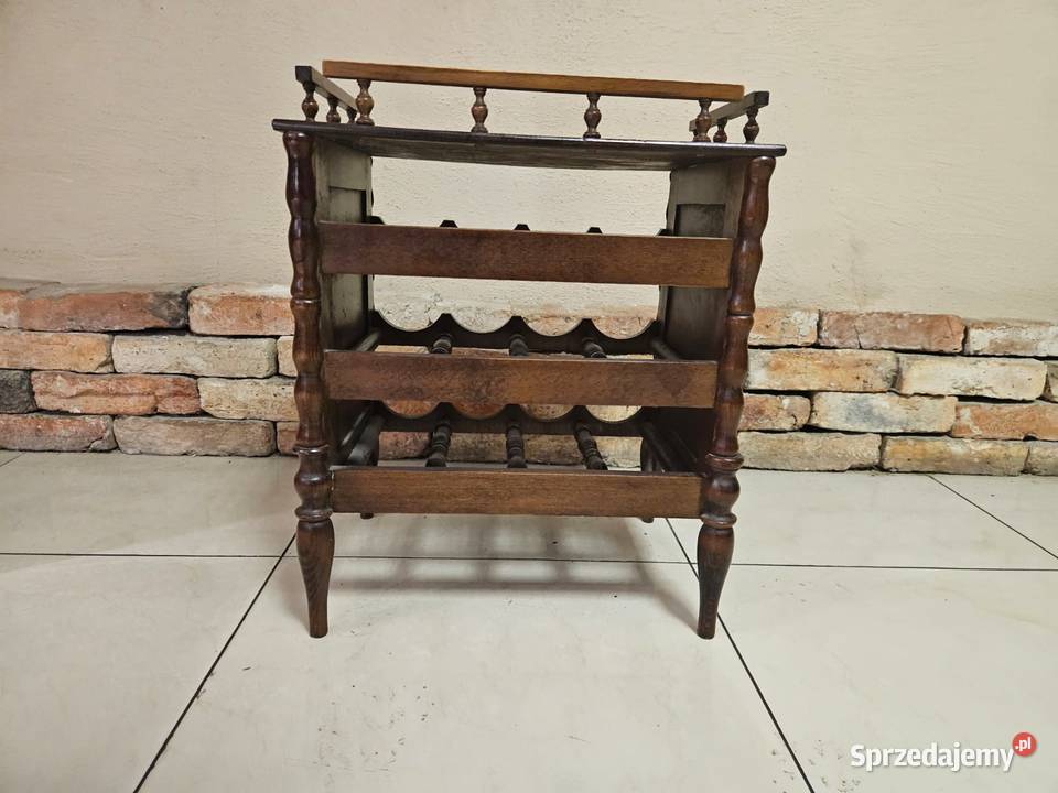 Drewniany stojak na wino piękne wykonanie Pozostałe Pszczyna