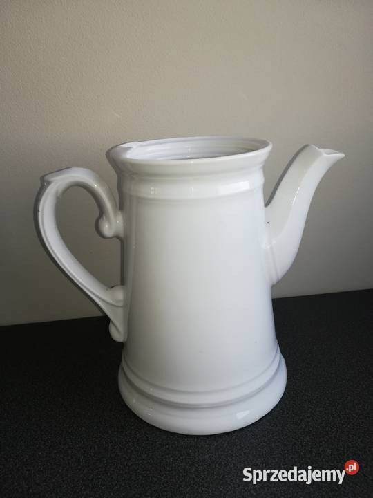 Biały porcelanowy dzbanek porcelana śląska pomorskie sprzedam