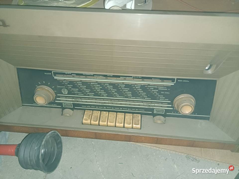 Radio z gramofonem AIDA 3201 z lat 60tych PRL Ksawerów