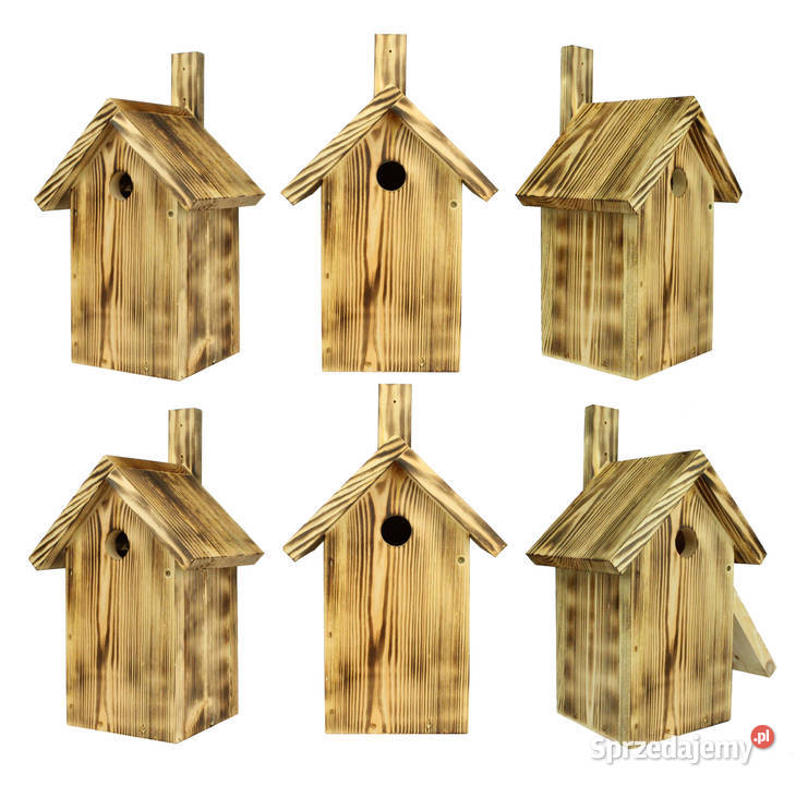 Budki lęgowe zestaw 6 typ A wróbelsikorka BL2 Dom i Ogród