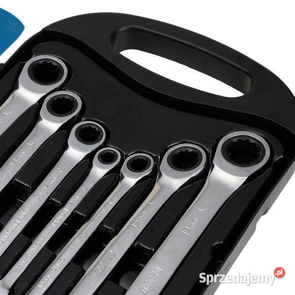 Klucze płaskooczkowe NITEO 8 sztuk grzechotka Dęblin