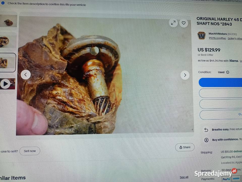 Harley WLA WLC NOS Bydgoszcz