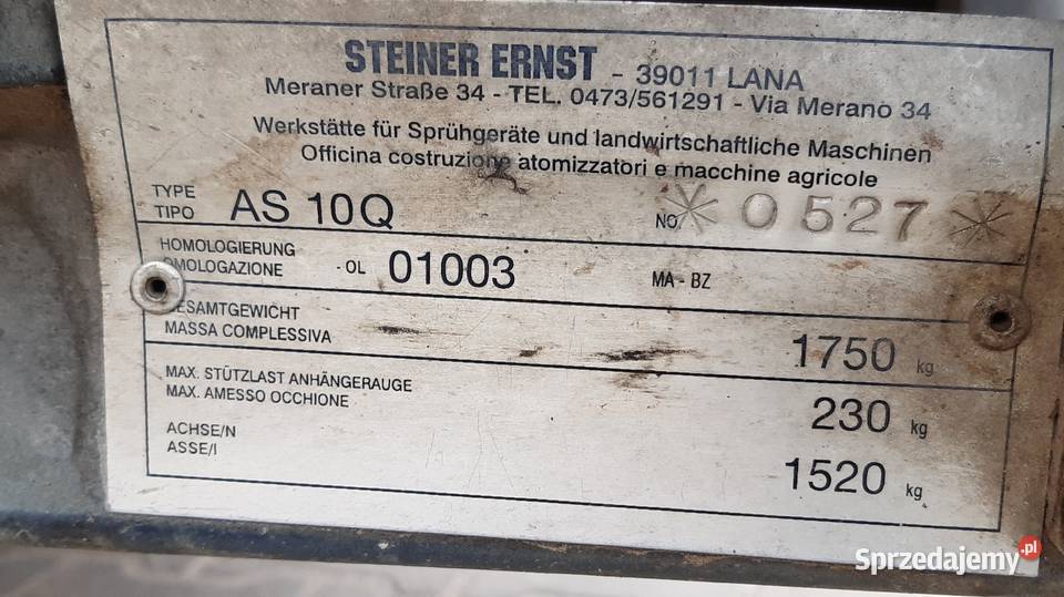 Opryskiwacz sadowniczy