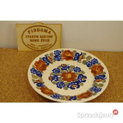 Talerz dekoracyjny ceramiczny w stylu