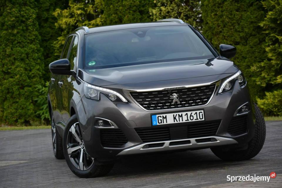 Peugeot 5008 GTLine Radar ACC Skóry 7foteli Navi gniazdo SD Ostrów Mazowiecka