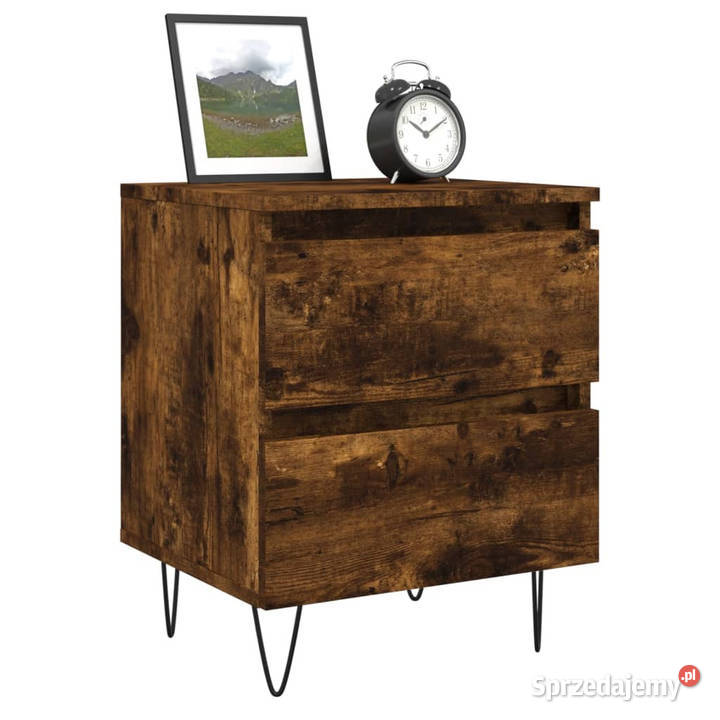 Szafki nocne 2 przydymiony dąb 40x35x50 WM826887 Warszawa