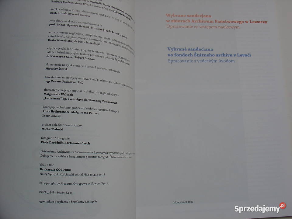 Wybrane sandecjana w zbiorach Archiwum Łódź