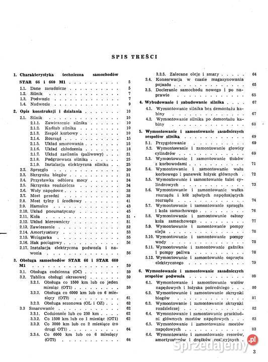 Star 66 star 660M1 instrukcja napraw Stalowa Wola