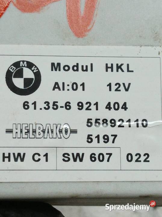 MODUŁ KLAPY BAGAŻNIKA 6921404 Bmw Seria 7 IV