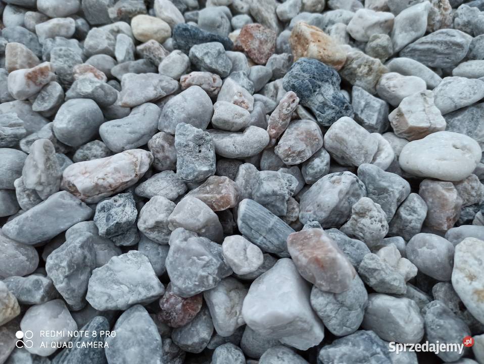 Otoczak Perłowy 1632 mm Kamień Szary Opornik Grys i kermazyt