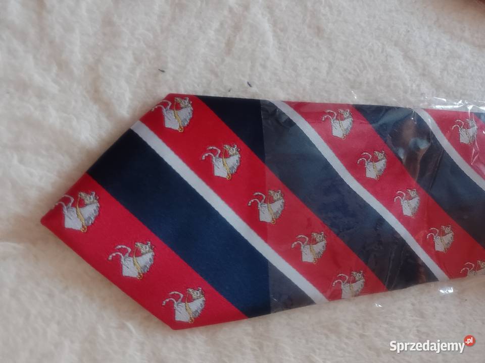 Pardubice Ekskluzywny krawat biznesowy z Londynu Kraków sprzedam