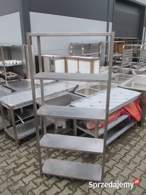 Solidny Regał Gastronomiczny Stal Nierdz 5 Półek Ostrów Wielkopolski sprzedam