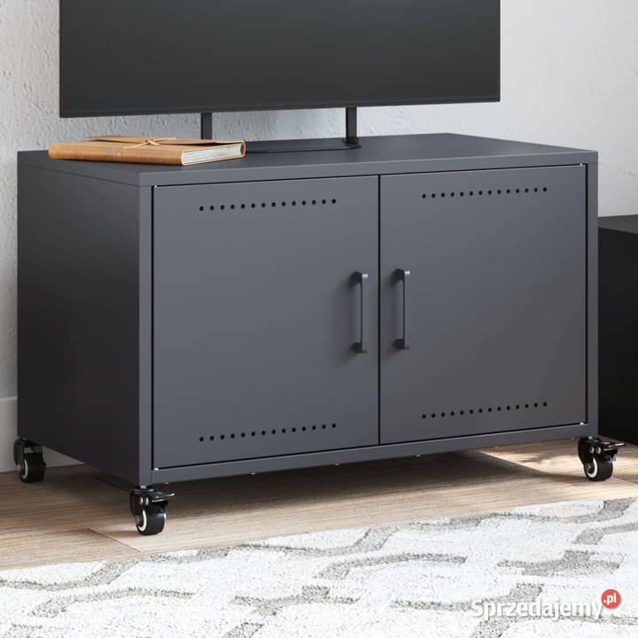Szafka RTV antracytowa 68x39x435 stal WM846640 Warszawa sprzedam