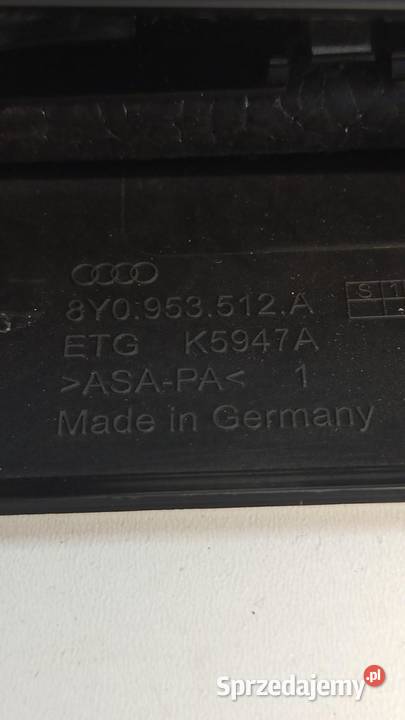 AUDI A3 8Y OSŁONA OBUDOWA KOLUMNY 8Y0953512A Osłony i zaślepki